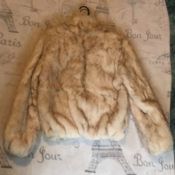 Vintage elan authentic rabbit fur coat medium - Picture 4 of 8